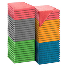 Load image into Gallery viewer, USANOOKS Microfiber Cleaning Cloth - 50 Pcs (12x12 in) - Cleaning Rags - Microfiber Towels for Cars - Softer and More Absorbent - Lint Free Cloth
