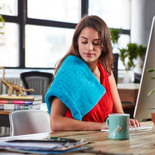 Load image into Gallery viewer, MIGHTY BLISS™ Large Electric Heating Pad for Back Pain and Cramps Relief -Extra Large [12"x24"] - Auto Shut Off - Heat Pad with Moist &amp; Dry Heat Therapy Options - Hot Heated Pad
