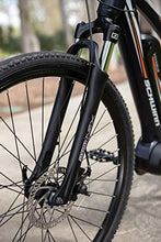 Load image into Gallery viewer, Schwinn Voyageur Electric Bike, Mid-Drive, Large Step-Through Frame, Dark Blue
