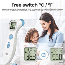 Load image into Gallery viewer, Non - Touch Forehead Thermometer for Fever, Medical Infrared Thermometer for Baby, Kids, and Adult, Fast Reading, Instant Accurate Reading Thermometer with LCD for Whole Family[2020 New Model]
