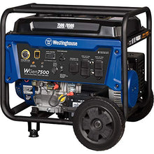 Load image into Gallery viewer, Westinghouse WGen7500 Portable Generator with Remote Electric Start - 7500 Rated Watts &amp; 9500 Peak Watts - Gas Powered - CARB Compliant - Transfer Switch Ready
