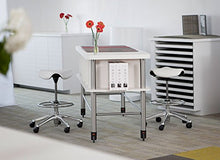 Load image into Gallery viewer, Freedom Saddle Seat Humanscale Chair F300 - Graphite Frame Graphite Fabric - Standard Casters
