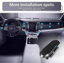 Load image into Gallery viewer, 【2 Pack】 TT&amp;C Magnetic Car Zinc Alloy Phone Mount【Upgrade Magnet 8pcs】 Universal Dashboard Holder, Cell Phone Grip Car Kits, 360° Adjustable Super Strong Magnet for Samsung,iPhone, LG (Black)
