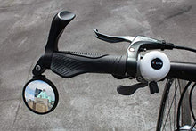 Load image into Gallery viewer, Hafny Bar End Bike Mirror, Stainless Steel Mirror, Safe Rearview Mirror, HF-MR083 (Black 62mm)
