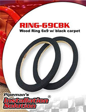 Load image into Gallery viewer, AUDIOP RING69CBK Nippon 6 in. x 9 in. MDF Ring with Black Carpet Pair Packed
