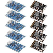 Load image into Gallery viewer, MakerFocus 10pcs 186 50 Lithium Battery Charging Module TP4056 Charging Module 1A with Battery Protection 186 50 BMS and 2A 5V Charge Discharge Module Charging Boost Mobile Power Protection PCB Board
