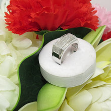 Load image into Gallery viewer, Dazzlingrock Collection 0.45 Carat (ctw) Sterling Silver White Diamond Men's Flashy Hip Hop Pinky Ring 1/2 CT, Size 9.5
