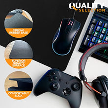 Load image into Gallery viewer, Quality Selection Superb Mouse Pad for Computer &amp; Laptop, Non-Slip Rubber Base Mousepad, Mouse Pads for Home, Office &amp; Gaming 7.75 x 9.25 in, Black
