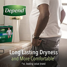 Load image into Gallery viewer, Depend Fit-Flex Adult Incontinence Underwear for Men, Disposable, Maximum Absorbency, Grey, X-Large, 68 Count
