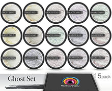 Load image into Gallery viewer, Eye Candy Pigments Ghost Interference Mica Pigment Powder Set - Mica Powder for Epoxy Resin Art - Woodworking - Epoxy Resin - Bath Bombs - Pigment Powder Variety Pack - 75g - Non-Toxic - Skin Safe
