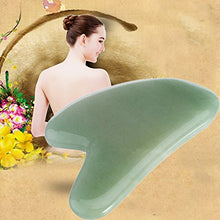 Load image into Gallery viewer, Rosenice Aventurine Gua Sha Scraping Massage Tools, Natural Stone Guasha Board for SPA Acupuncture Therapy Trigger Point Treatment (Gua sha Board)
