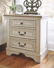 Load image into Gallery viewer, Signature Design by Ashley Realyn Nightstand, Chipped White
