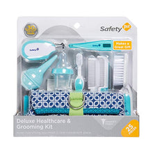 Load image into Gallery viewer, Safety 1st Deluxe 25-Piece Baby Healthcare and Grooming Kit (Arctic Blue)

