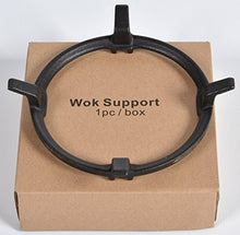 Load image into Gallery viewer, K&amp;H Gas Cooktop Black Cast Iron Wok Support Ring
