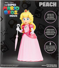 Load image into Gallery viewer, The Super Mario Bros. Movie - 5 Inch Action Figure Series 1 – Princess Peach Figure with Umbrella Accessory
