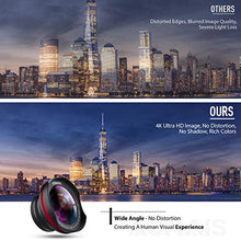 Load image into Gallery viewer, Phone Camera Lens, AOMAIS Pro Camera Lens Kit Compatible with iPhone/Samsung/Google Pixel etc, Macro and Wide Angle Lens with LED Light, Quick-Release Lanyard &amp; Travel Case
