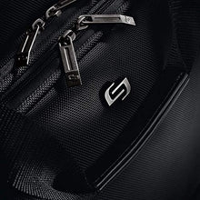 Load image into Gallery viewer, solo Bryant Rolling Bag with Wheels, Fits Up to 17.3-Inch Laptop, Black, 14" x 16.8" x 5"
