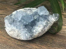 Load image into Gallery viewer, 4” Celestite Crystal Quartz Blue Celestite Druze Specimen Chakra. RS-370
