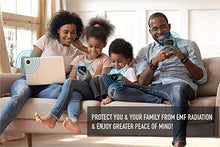 Load image into Gallery viewer, PWR Guard EMF Protection Cell Phone Radiation, Neutralizer Shield, 5G Protection Shield - Anti EMF for All Electronics, Laptops &amp; Tablets. Protect Your Kids and Family with Radiation Blocker - 5 Pack
