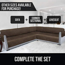Load image into Gallery viewer, Sofa Shield Original Patent Pending Reversible Chair Protector for Seat Width up to 23 Inch, Furniture Slipcover, 2 Inch Strap, Chairs Slip Cover Throw for Pets, Cats, Armchair, Light Gray Charcoal
