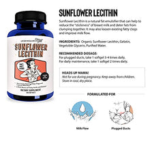 Load image into Gallery viewer, Legendairy Milk® Sunflower Lecithin, 1200mg of Organic Sunflower Lecithin per Softgel, 200 count bottle
