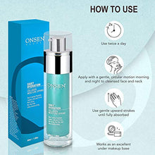 Load image into Gallery viewer, Onsen Anti Aging Moisturizing Lotion Organic Daily Hydration Day and Night Cream Anti Wrinkle Collagen All Natural Skin Face Moisturizer for Women 1.69 fl oz/50 ml
