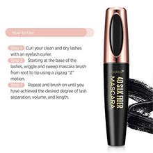 Load image into Gallery viewer, Natural 4D Silk Fiber Lash Mascara, Lengthening and Thick, Long Lasting, Waterproof &amp; Smudge-Proof, All Day Exquisitely Lush, Full, Long, Thick, Smudge-Proof Eyelashes
