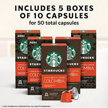 Load image into Gallery viewer, Starbucks by Nespresso, Single-Origin Colombia (50-count single serve capsules, compatible with Nespresso Original Line System)
