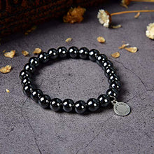 Load image into Gallery viewer, Black Onyx Bracelet | Handmade Gemstone Chakra Charged Crystal Bracelet for Natural Healing| Stretchy Yoga Beaded Jewelry for Men Women Unisex by Crystal Agate
