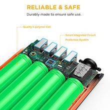 Load image into Gallery viewer, [Fast and Efficient] EasyAcc 26000mAh Power Bank 4 Ports External Battery Charger Portable Charger for Android Phone Samsung HTC Tablets - Black and Orange
