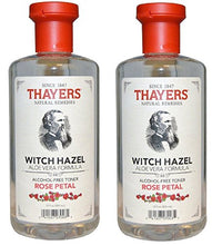 Load image into Gallery viewer, Thayers - Rose Petal Witch Hazel with Aloe Vera Alcohol-Free Toner - 12 Fl Oz (Pack of 2)
