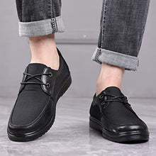 Load image into Gallery viewer, COSIDRAM Mens Casual Shoes Walking Loafers Breathable Comfort Lightweight Travel Moccasins Shoes for Adult Male Black 8.5
