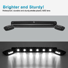 Load image into Gallery viewer, Partsam 3X Smoke/White 12LED Cab Marker Roof Running Top Lights Assembly + Wire Harness Compatible with Silverado/ Sierra 1500 2500 2500HD 3500 3500HD 2014 2500HD 3500HD 2007-2013
