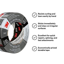 Load image into Gallery viewer, 3M Duct Tape DT8, 3 Pack, Industrial Strength, Multi-Use, Black, 1.88" x 60 yd, Professional Grade Adhesive
