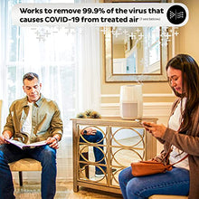 Load image into Gallery viewer, Instant Air Purifier, Helps remove 99.9% of viruses (COVID-19), bacteria, allergens, smoke; advanced 3-in-1 HEPA-13 filtration with plasma ion technology, Small Room (AP100), Pearl
