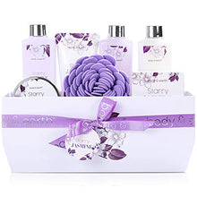 Load image into Gallery viewer, Bath Gift Set for Women - Luxurious 8 Pcs Bath Set with Jasmine Scented, Includes Bubble Bath, Shower Gel, Milk Lotion &amp; Butter and More, Perfect Women Gifts
