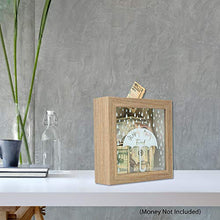 Load image into Gallery viewer, Lawrence Frames Rainy Day Fund Shadow Box, 8x8, Brown
