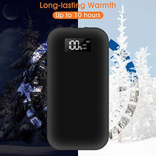 Load image into Gallery viewer, COMLIFE Portable Hand Warmer, 20000mAh Electric Camping Long-Lasting Pocket Warmer &amp; Reusable Larger Capacity Type-C Power Bank, Single/Dual-Sided Quick Heating, LED Display, Up to 14 Hours of Heat

