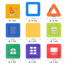 Load image into Gallery viewer, KIDCHEER Magnetic Tiles 72PCS STEM Toddler Toys for 3+ Year Old Boys and Girls Kids Castle Magnet Building Blocks Game Educational Stacking Gift for Boys &amp; Girls - Compatible with Major Brands Blocks
