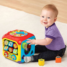 Load image into Gallery viewer, VTech Sort and Discover Activity Cube, Red, Great Gift for Kids, Toddlers, Toy for Boys and Girls, Ages 1, 2, 3
