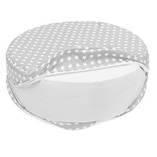 Load image into Gallery viewer, Zicac Kids' Anti-Slip Chair Booster Seat-High Chair Pad Heightening Dismountable Round Cushion (Gray)
