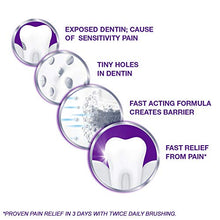 Load image into Gallery viewer, Sensodyne Rapid Relief Sensitive Fluoride Toothpaste, Basic, Extra Fresh, 3.4 Ounce (Pack of 3), 10.2 Ounce
