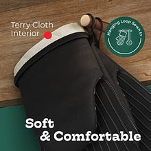 Load image into Gallery viewer, Big Red House Mini Oven Mitts, Made with Recycled Cotton Infill, 480 F Heat Resistant, 1 Pair Black
