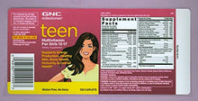Load image into Gallery viewer, GNC milestones Teen - Multivitamin for Girls 12-17 - (Product) RED
