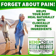 Load image into Gallery viewer, Hemp Cream - 3,500,000 - Relieve Muscle, Joint, Foot &amp; Back with Hemp + Turmeric + Arnica | Natural Hemp Oil Extract Gel - Made in USA - 4oz

