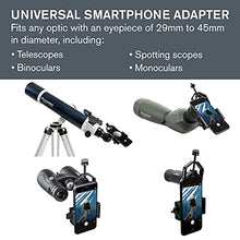 Load image into Gallery viewer, Celestron 81035 Basic Smartphone Adapter 1.25" Capture Your Discoveries, Black
