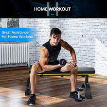 Load image into Gallery viewer, Flat Weight Bench, Doufit WB-02 Heavy Duty Exercise Bench for Home Gym, Dumbbell Workout Bench for Weight Training
