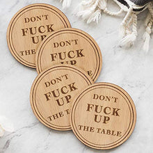 Load image into Gallery viewer, Unique Funny Coasters for Men - Drink Coasters Set of 4 - Best Housewarming Gifts for Women - Hostess Gifts
