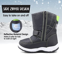Load image into Gallery viewer, K KomForme Boys Girls Snow Boots Waterproof Winter Outdoor Boots(Toddler/Little Kid/Big Kid)
