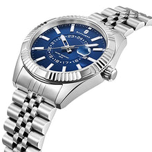 Load image into Gallery viewer, SAPPHERO Mens Watches 100M Waterproof Classy Men's Analog Watch Minimalist Premium Formal Mens Silver Stainless Steel Mature Easy Read Classic Dress Wrist Watches for Men Business Men's Sport Watches
